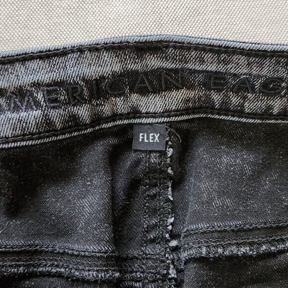 American Eagle Flex Stretch Jeans, Acid Wash, 31x34 - Picture 4 of 5
